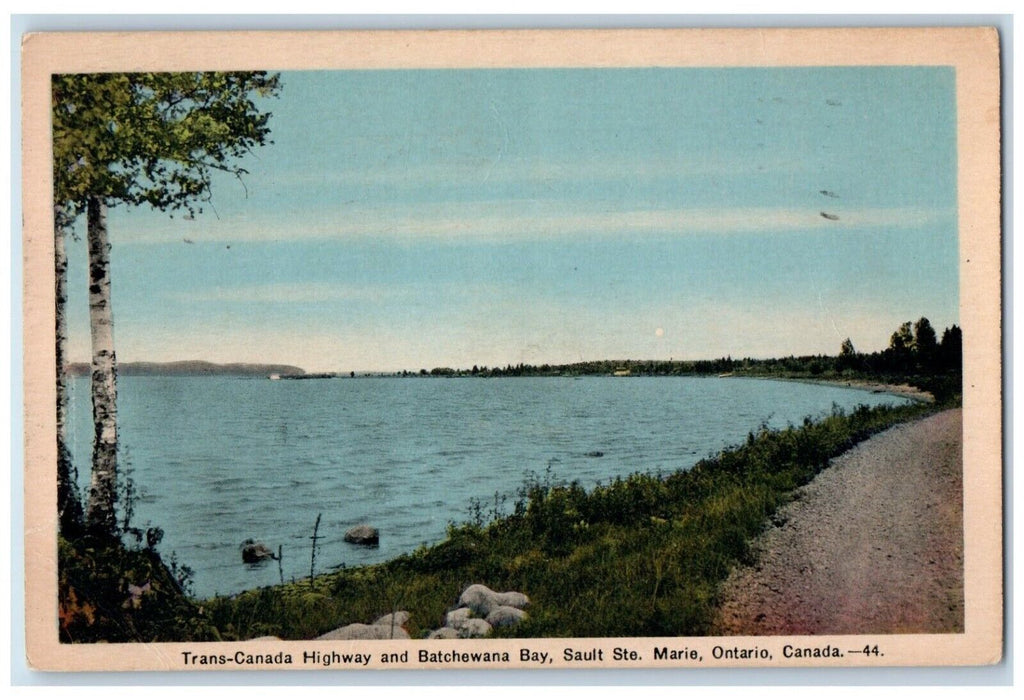 Trans Canada Highway Batchewana Bay Sault Ste. Marie Ontario Canada Postcard