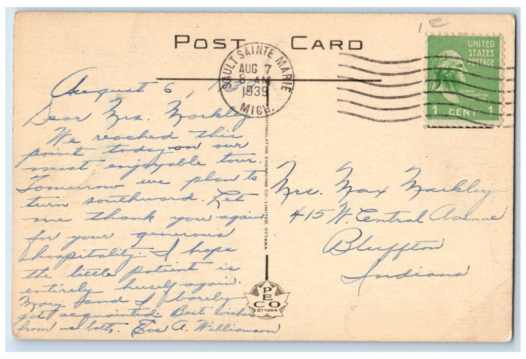 Trans Canada Highway Batchewana Bay Sault Ste. Marie Ontario Canada Postcard