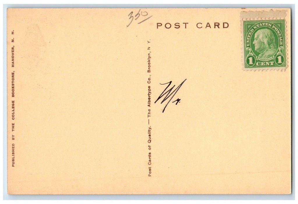 c1920 Russell Sage Hall Natural Science Baker Library New Hampshire NH Postcard