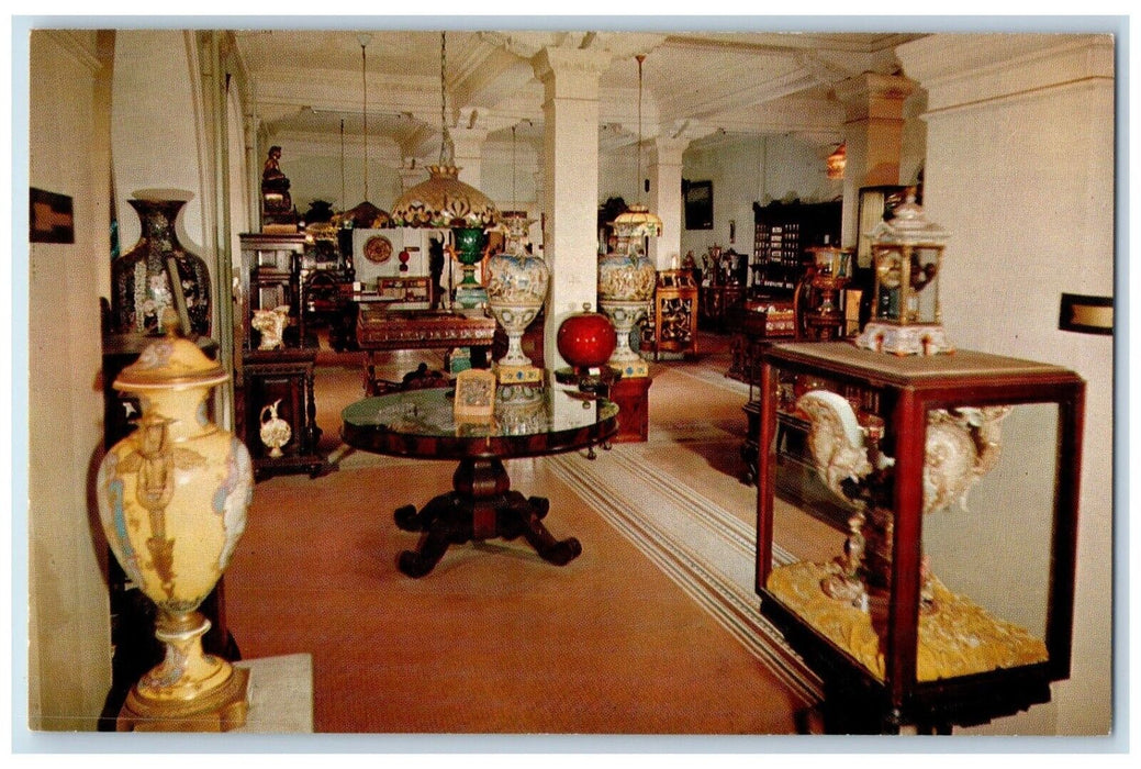 c1950's Lightner Museum Of Hobbies Interior St. Augustine Florida FL Postcard
