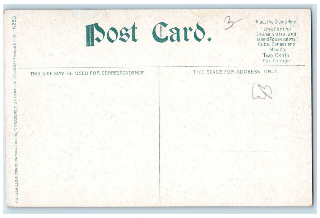 1910 Richardson Hall Dartmouth College Hanover New Hampshire NH Vintage Postcard