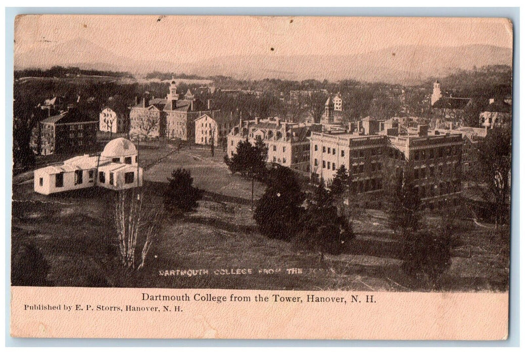 c1910 Dartmouth College from the Tower Hanover New Hampshire NH Vintage Postcard