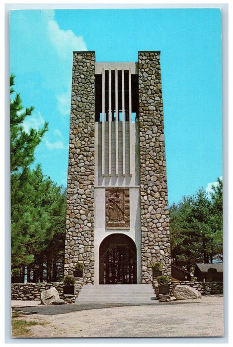 1960 Cathedral Of the Pines Bell Tower Rindge New Hampshire NH Antique Postcard