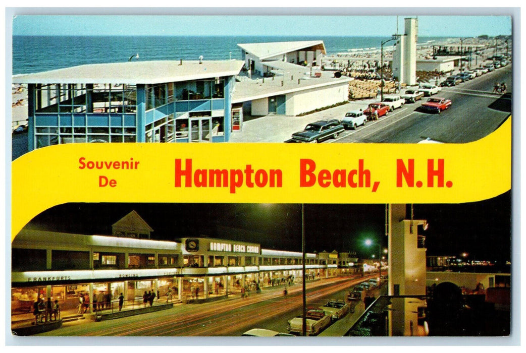 c1960's Casino Sea Shell Area Hampton Beach New Hampshire NH Vintage Postcard