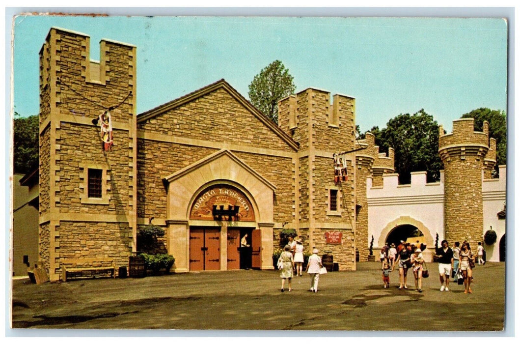 1960 Magic Lantern Puppet Theatre Williamsburg Virginia VA Antique Postcard