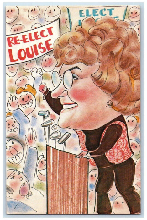 1978 Louise Friedman Advertising Clifton New Jersey NJ Vintage Antique Postcard
