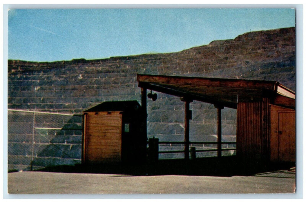 c1960 Observation Point Bingham Copper Mine Utah UT Vintage Antique Postcard