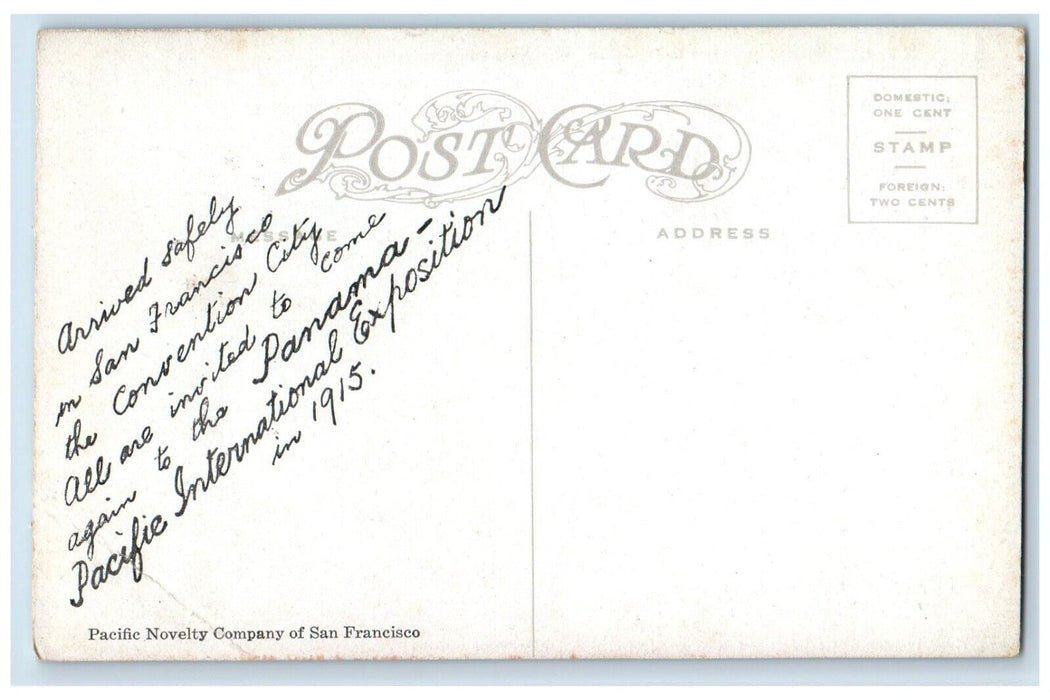 Boating On Stowe Lake Golden Gate Park San Francisco California CA Postcard