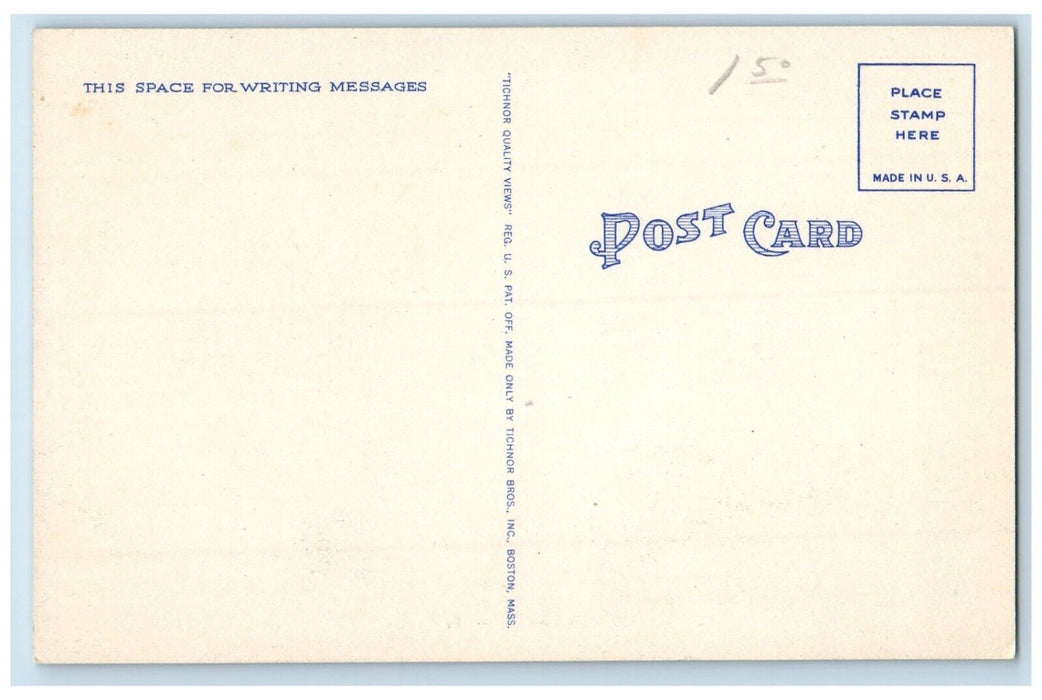1940 Nut Cracker White Mountains New Hampshire Squirrel Vintage Antique Postcard