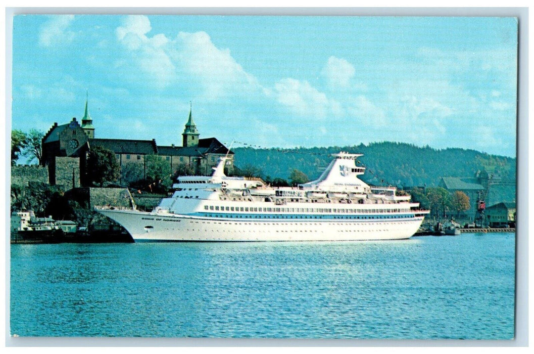c1960 Royal Caribbean Cruise Line Cruise Ship Ferry Miami Florida FL Postcard