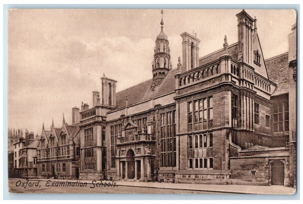 c1910 Exterior View Oxford Examination School Building Frith's Series Postcard