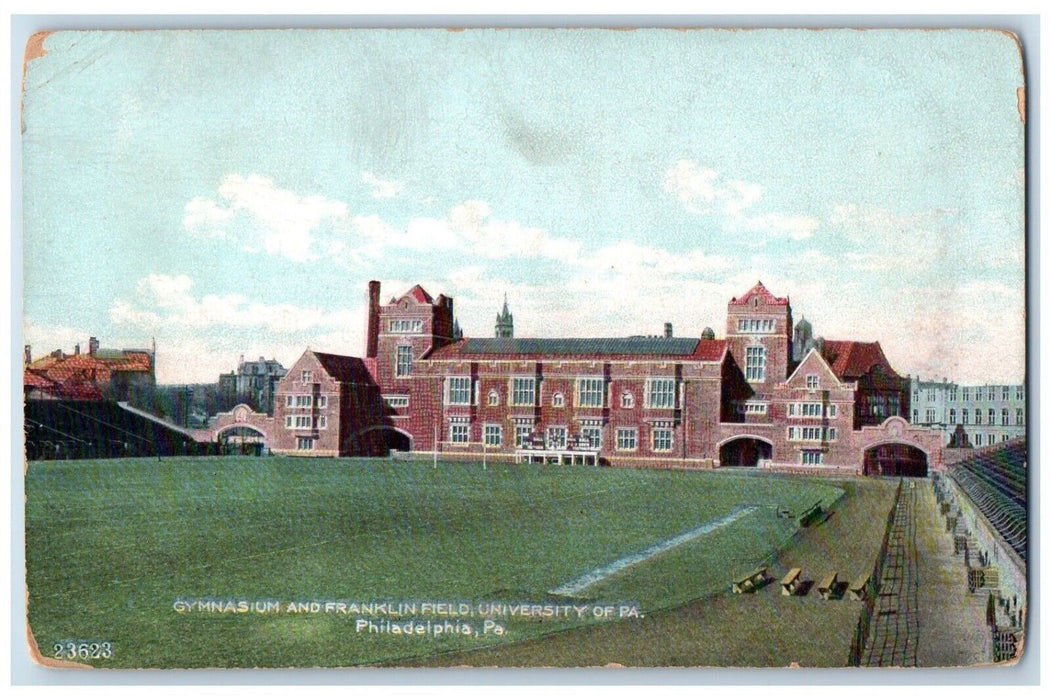 c1910 Gymnasium Franklin Field University Pennsylvania Philadelphia PA Postcard