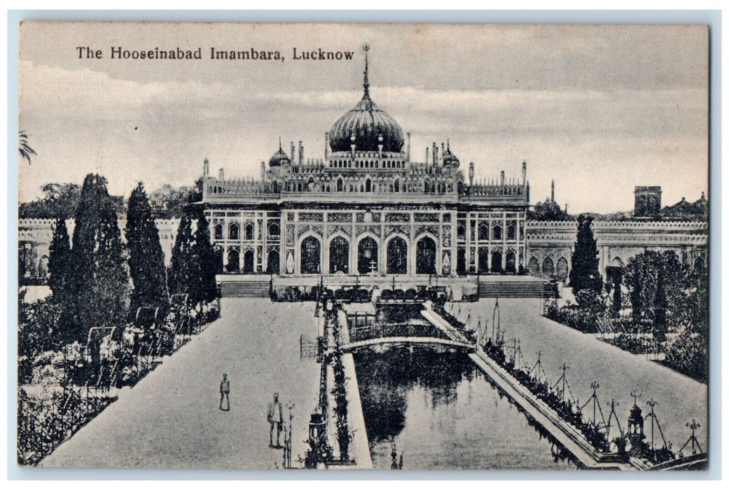 c1910's The Hooseinabad Imambara Crude Building Lucknow India Antique Postcard