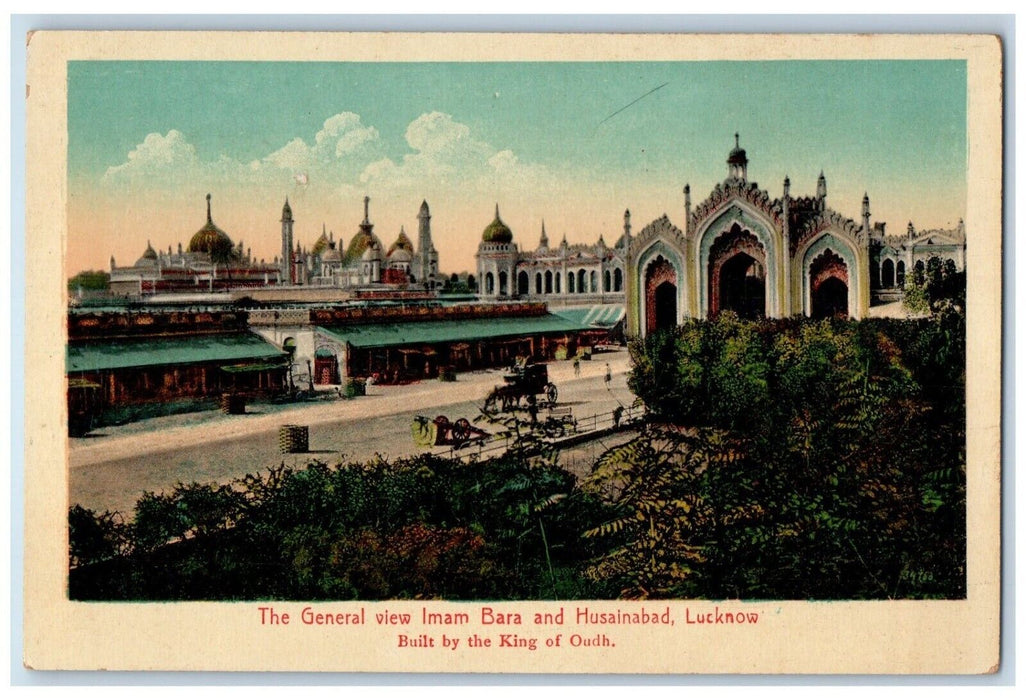The General View Imam Bara Husainabad Lucknow India, Built King Of Oudh Postcard