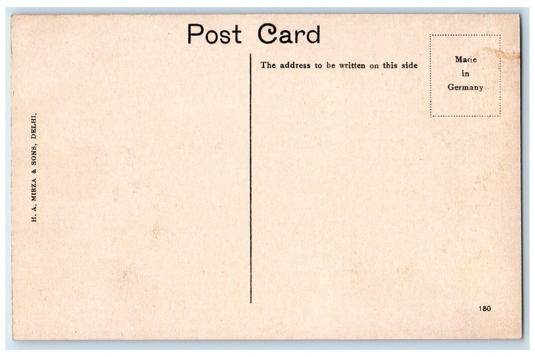 c1910's The Tomb Of Akber The Great Alias Sikandra Agra India Antique Postcard