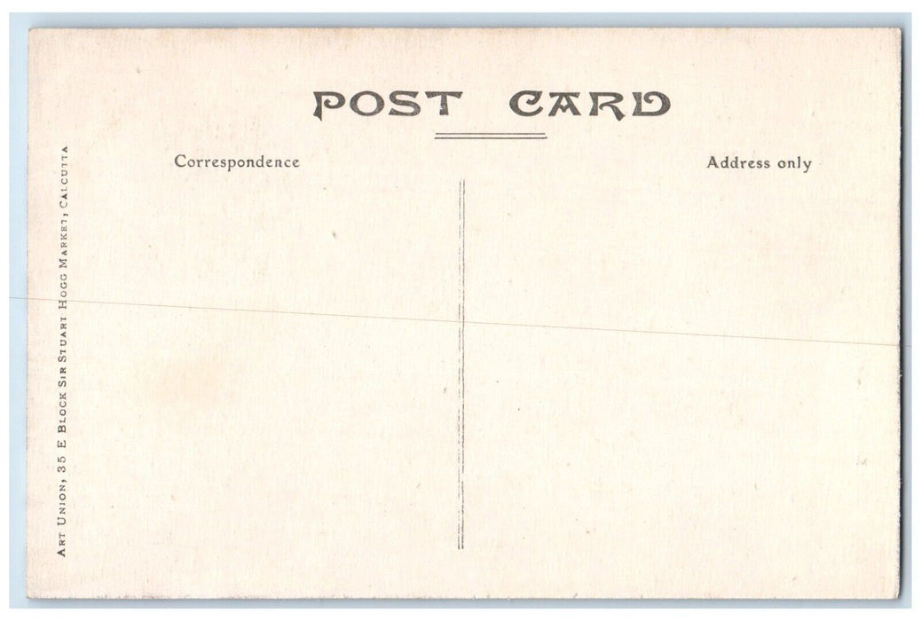 c1910's Calcutta Kalighat Temple Kolkata India Unposted Antique Postcard