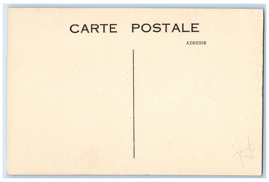 c1940's Hotel Du Parc Un Coin Du Parc Chantilly France Posted Postcard