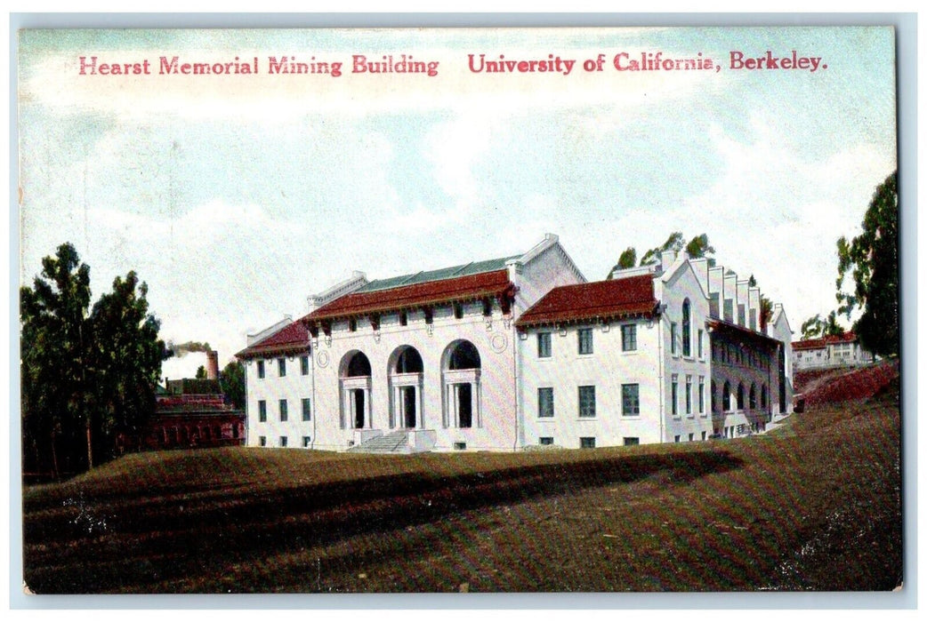 c1910 Hearst Memorial Mining Building University Berkeley California CA Postcard