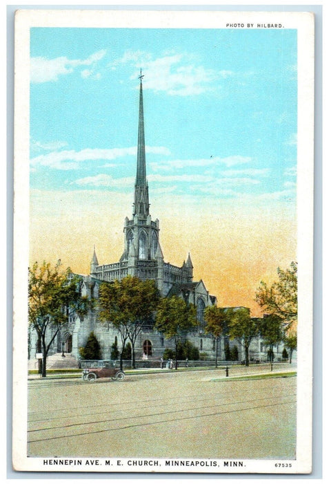 c1920 Hennepin Ave ME Church Minneapolis Minnesota MN Vintage Antique Postcard