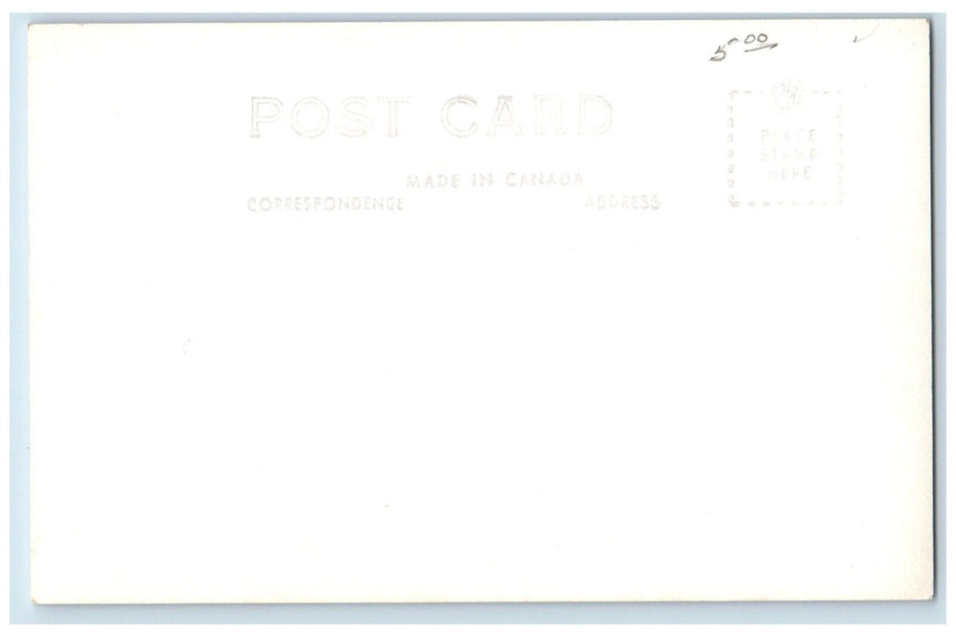 c1940's White Village Motel Tourist London Ontario Canada RPPC Photo Postcard