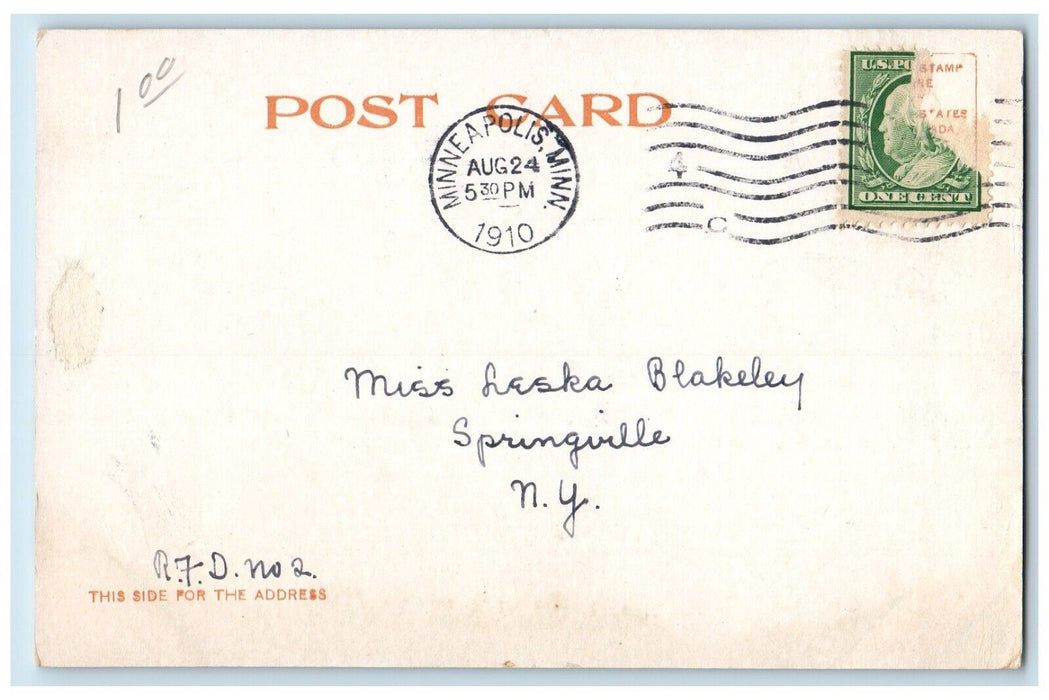 c1910 Campus University Minnesota Minneapolis Minnesota Antique Vintage Postcard