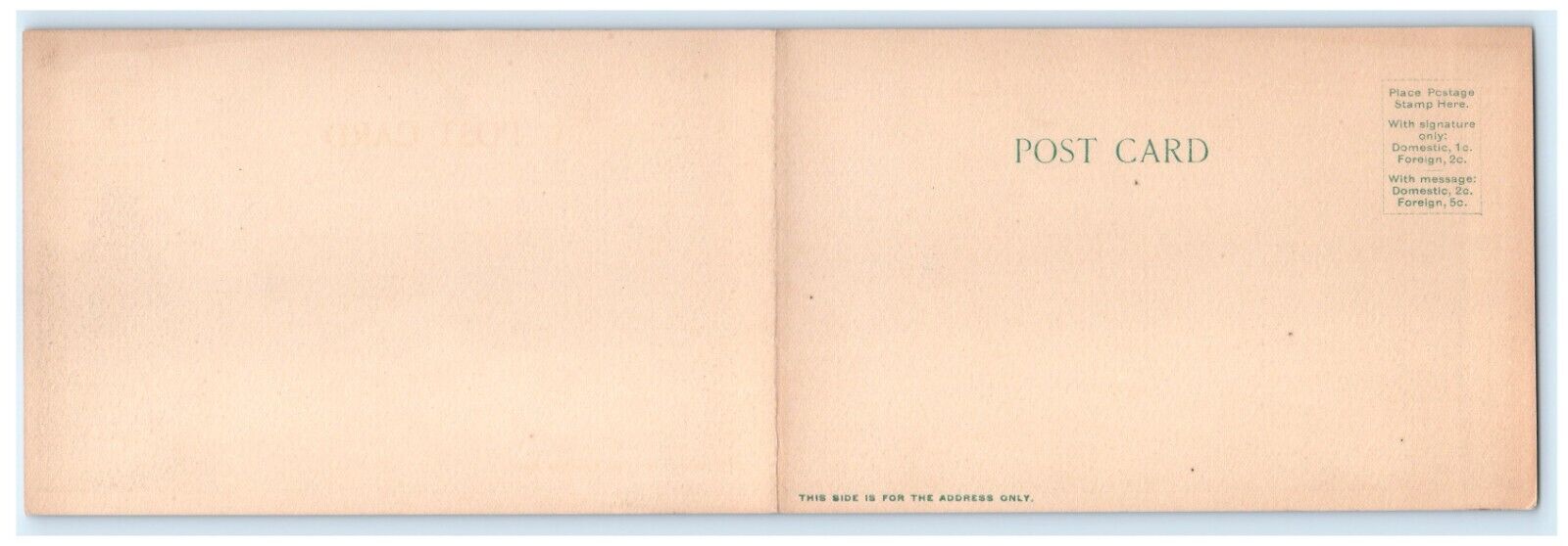 c1905 Fold Out Panoramic Stanford University Art Museum College CA Postcard