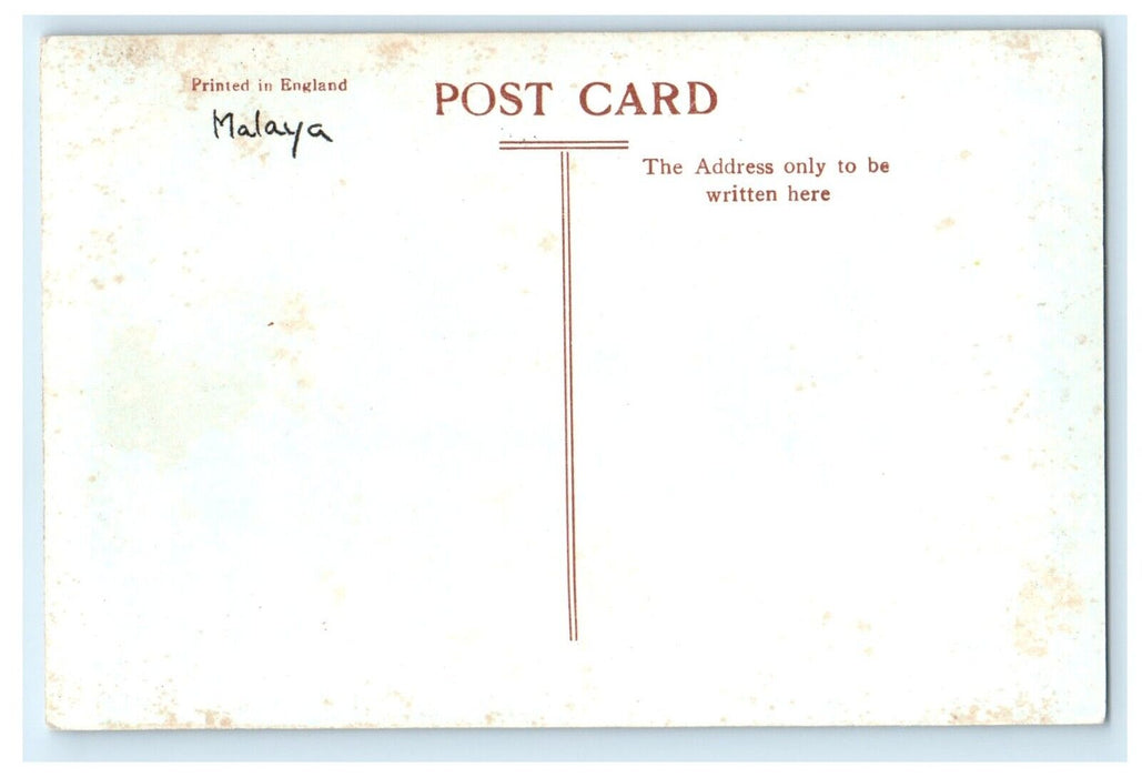 c1920's Penang Hill Railway Train Middle Station Malaysia RPPC Photo Postcard