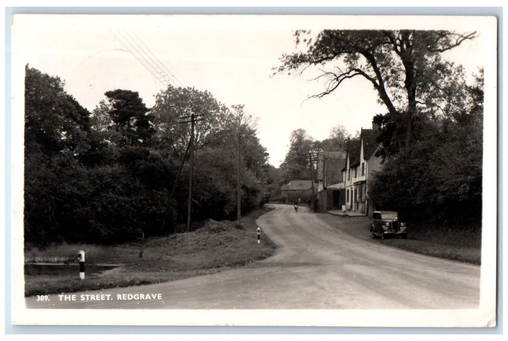 c1930's Street View Redgrave Suffolk England United Kingdom RPPC Photo Postcard