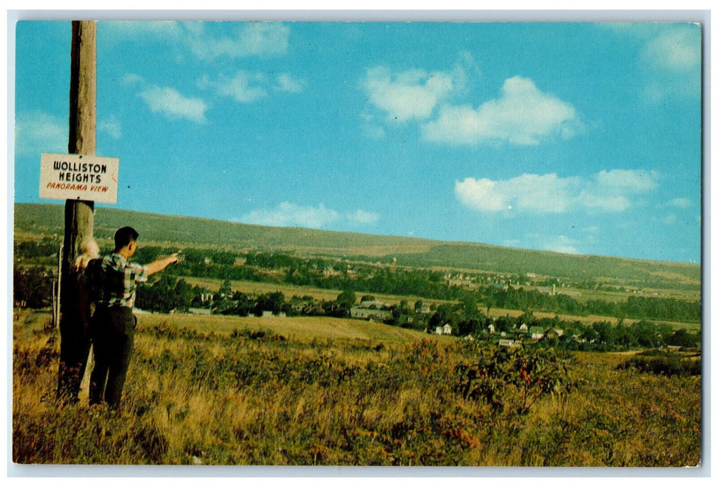 Panorama View Of Wolliston Heights Lookoff Truro Nova Scotia Canada Postcard