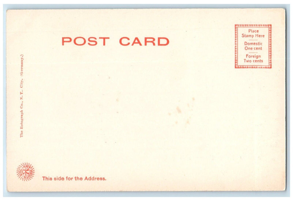c1905 View Of Columbia University New York City NY Rotograph Antique Postcard