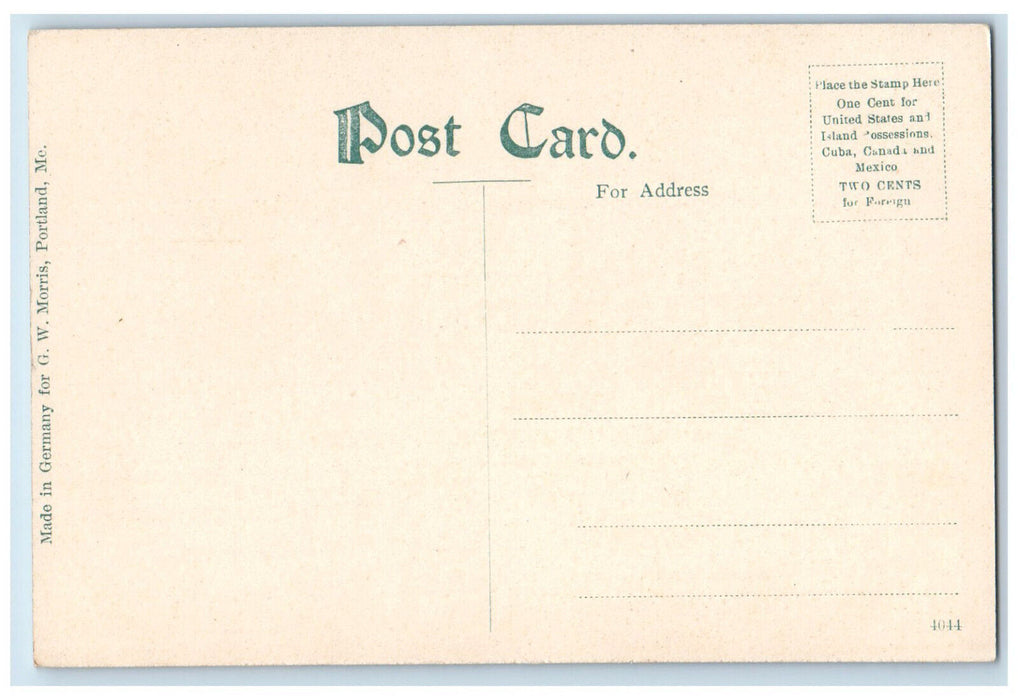 c1910 The Crawford Notch & Mt. Webster White Mountains New Hampshire NH Postcard