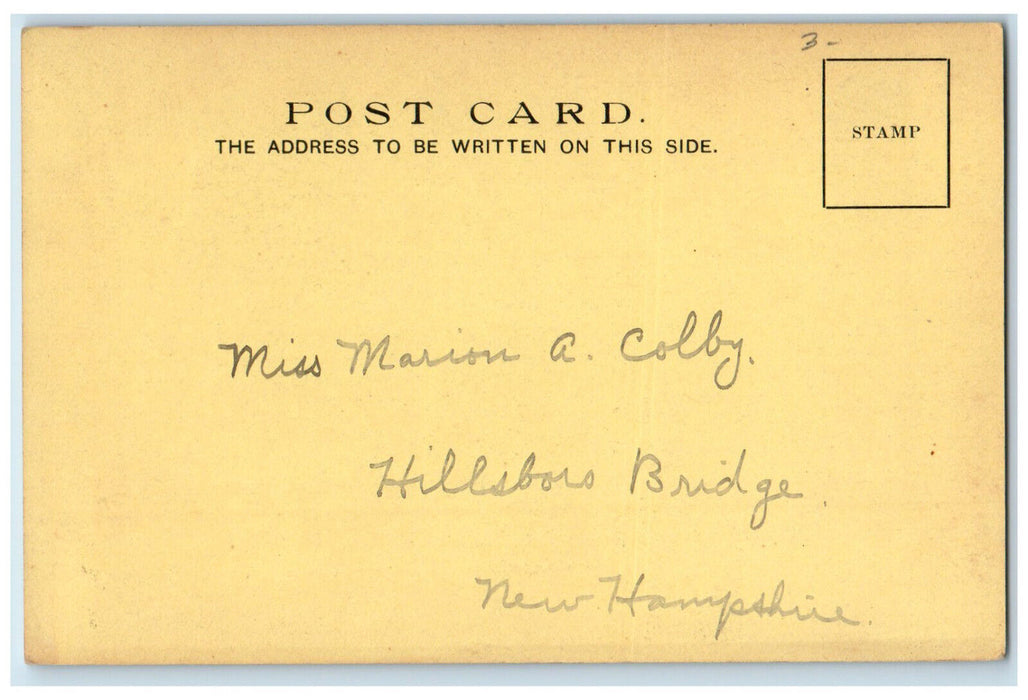 c1905 Hardware Shoes Store Hotel Claremont Claremont New Hampshire NH Postcard