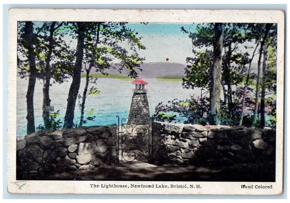 c1920's The Lighthouse Newfound Lake Bristol New Hampshire NH Unposted Postcard