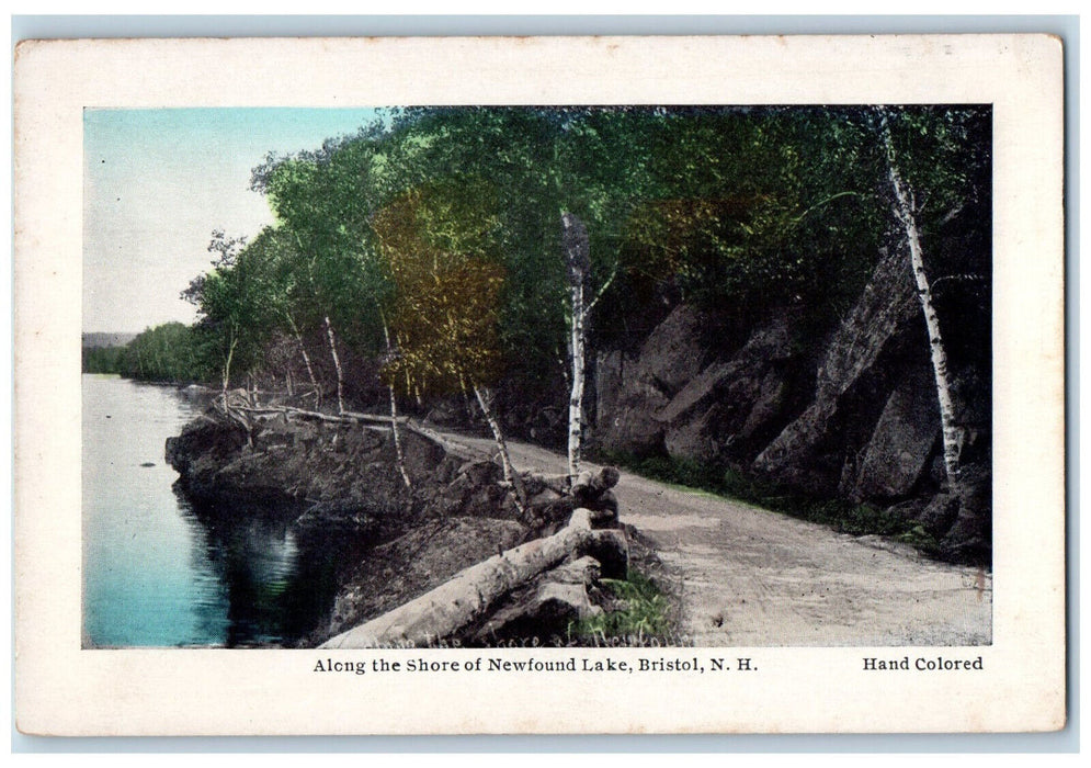 c1920's Along The Shore of Newfound Lake Bristol New Hampshire NH Postcard