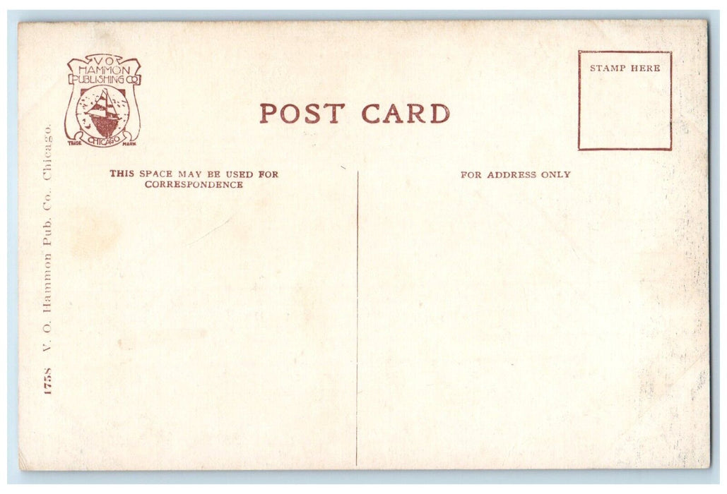 c1910 Wilson Avenue Bathing Beach Canoe Boat Exterior Chicago Illinois Postcard
