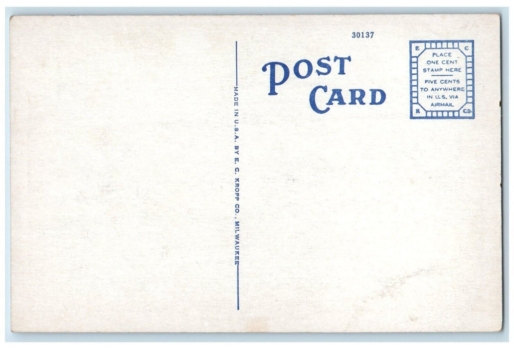c1920 Entrance Inland Steel Co. East Chicago-Indiana Harbor Hammond IN Postcard