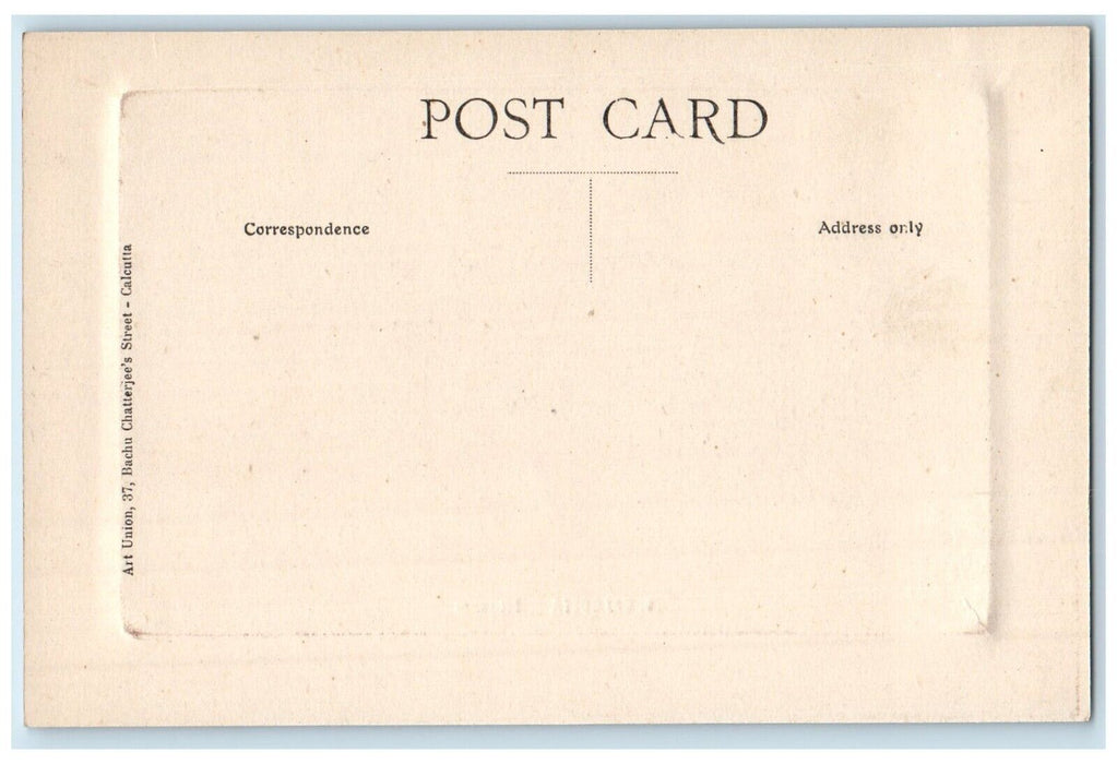 c1910's Museum Building Street View Calcutta India Unposted Antique Postcard