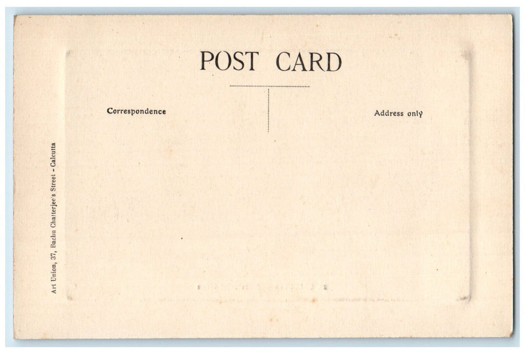 c1910's Secretariat Office Building Beach Front Calcutta India Antique Postcard