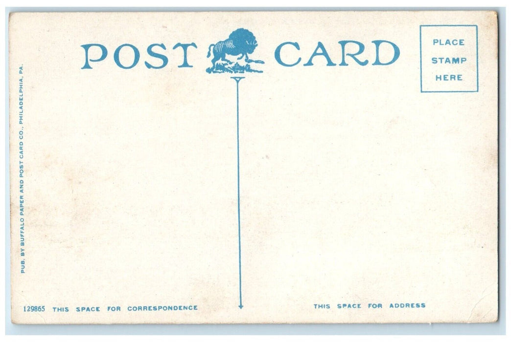 c1920 Northeast Manual Training School Street Philadelphia Pennsylvania Postcard