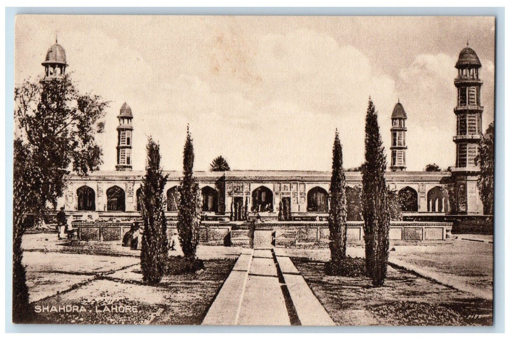 c1910's View Of Shahdra Lahore India, Historic Precinct Antique Postcard