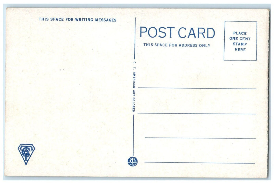 c1920 Chicago Milwaukee St. Paul Pacific Railroad Bitter Root Idaho ID Postcard
