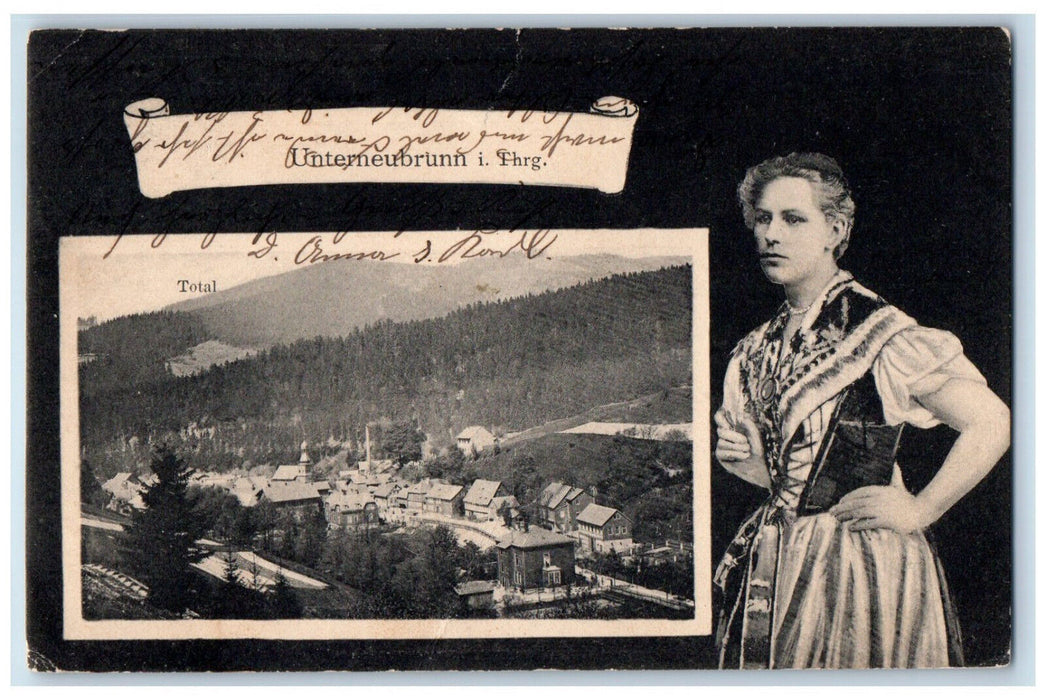 1907 Total Unterneubrunn Schleusegrund Germany Posted Antique Postcard