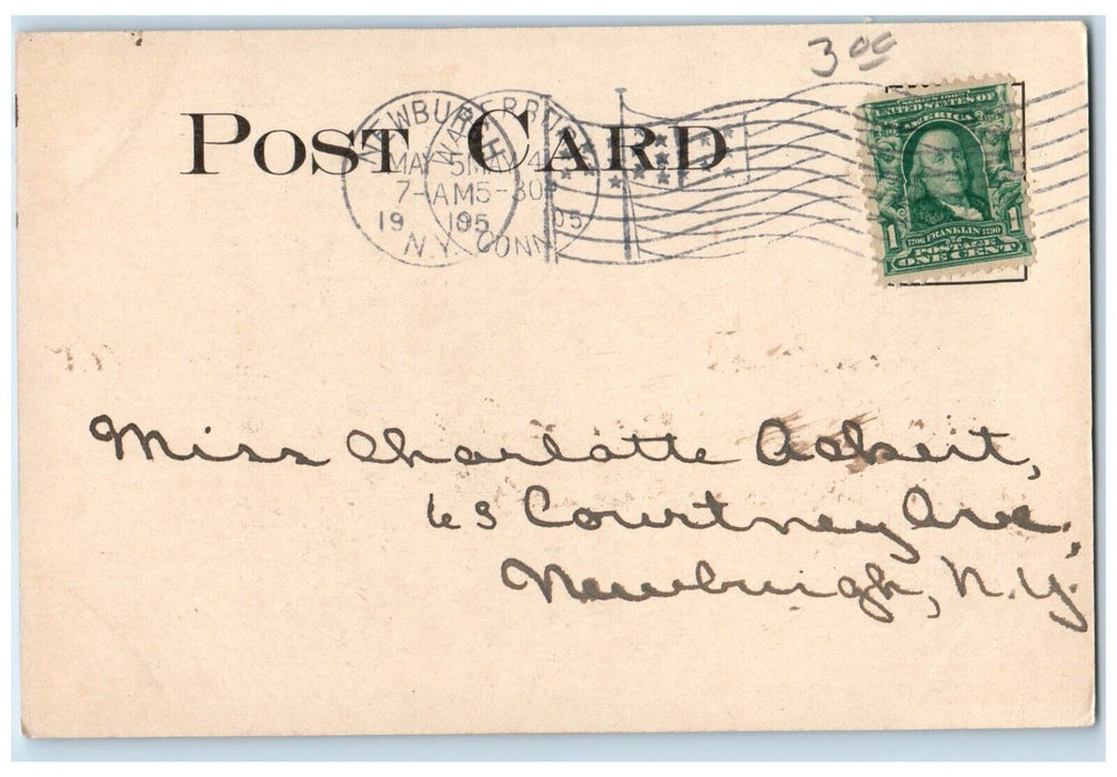 c1905 St Margaret School Building Waterbury Connecticut Antique Vintage Postcard