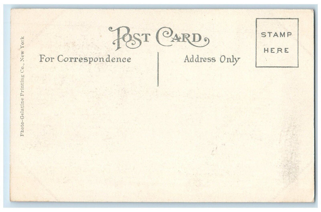 c1910 Italian Gardens Biltmore Hotel Restaurant Interior Chair New York Postcard