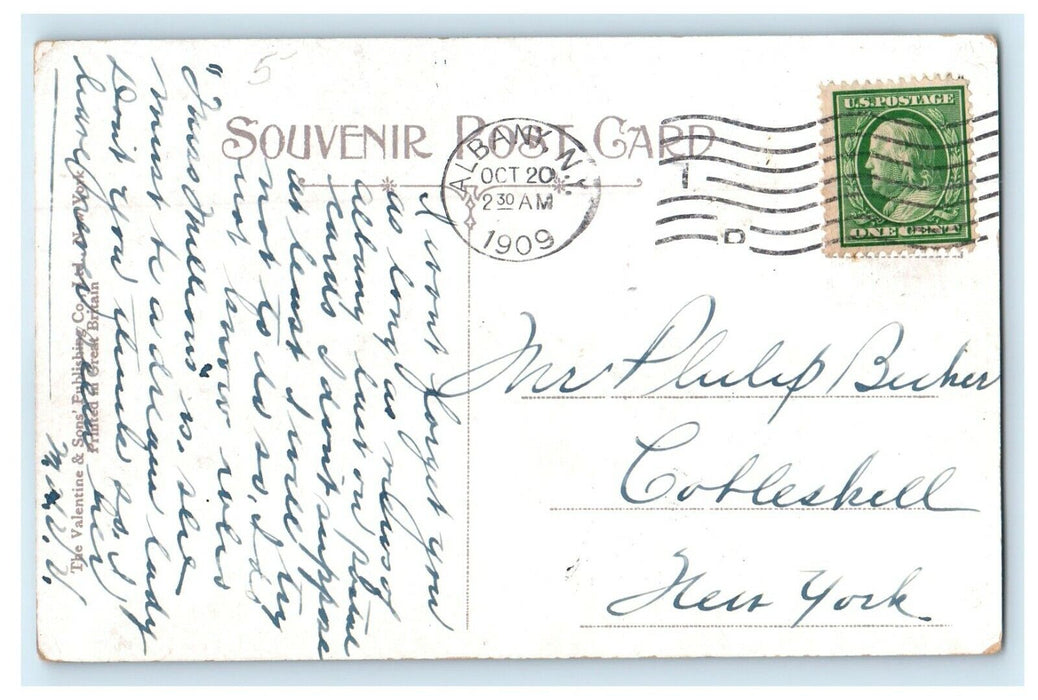 1909 St. Agnes School, Albany New York NY Antique Posted Postcard