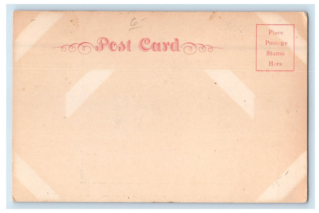 1907 Class and Instructors N.C. Theological School Cambridge Postcard