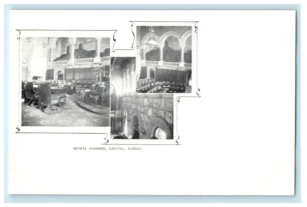 1901 Senate Chamber, Capitol Albany New York NY Antique Unposted Postcard