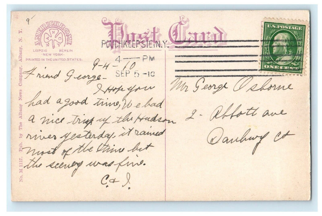 1910 Union Railroad Station, Albany New York NY Antique Posted Postcard