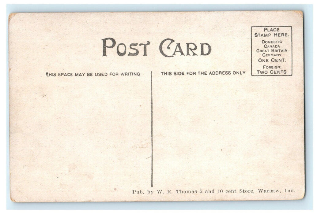 1917 The Inn, in the Town of Winona Lake, Indiana IN Antique Postcard