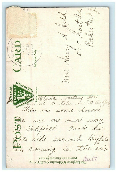 1912 New York State School for the Blind Batavia, New York NY Antique Postcard